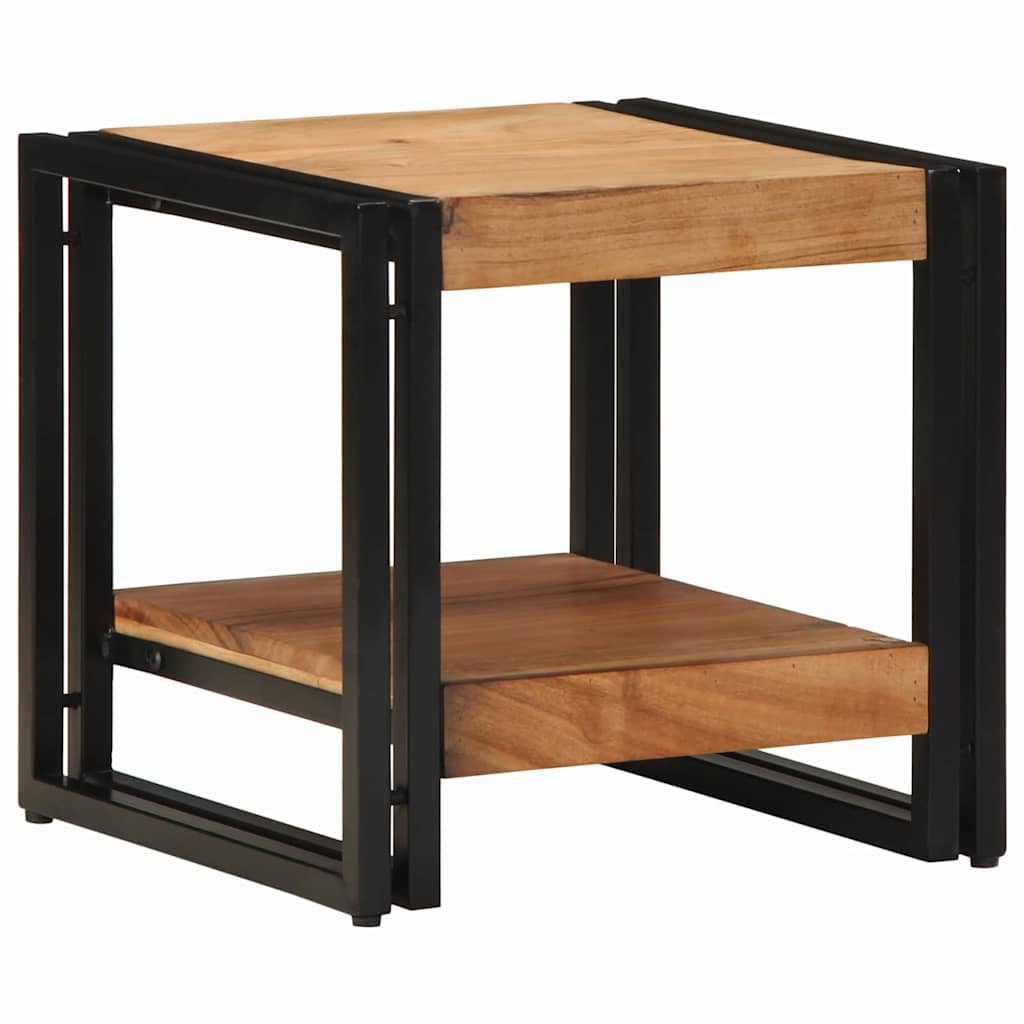 Couchtisch Braun 40 x 40 x 38 cm Massivholz Akazie
