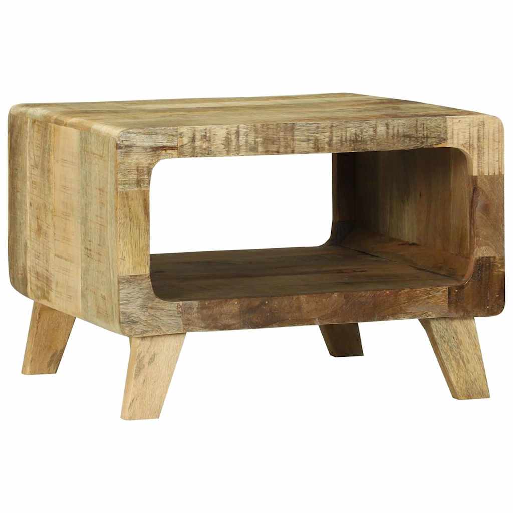 Couchtisch Braun 50 x 50 x 35 cm Massivholz Mango
