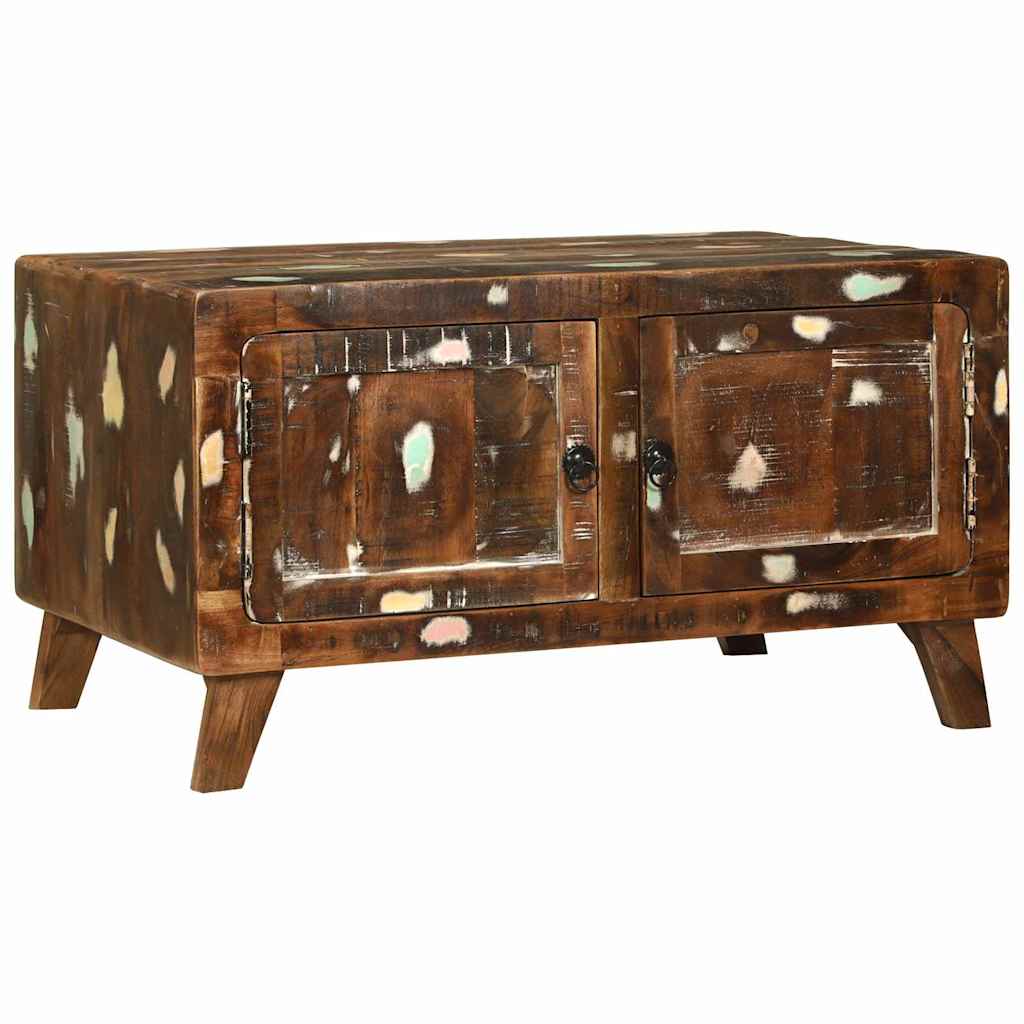 Couchtisch Mehrfarbig Massives upgecyceltes Holz