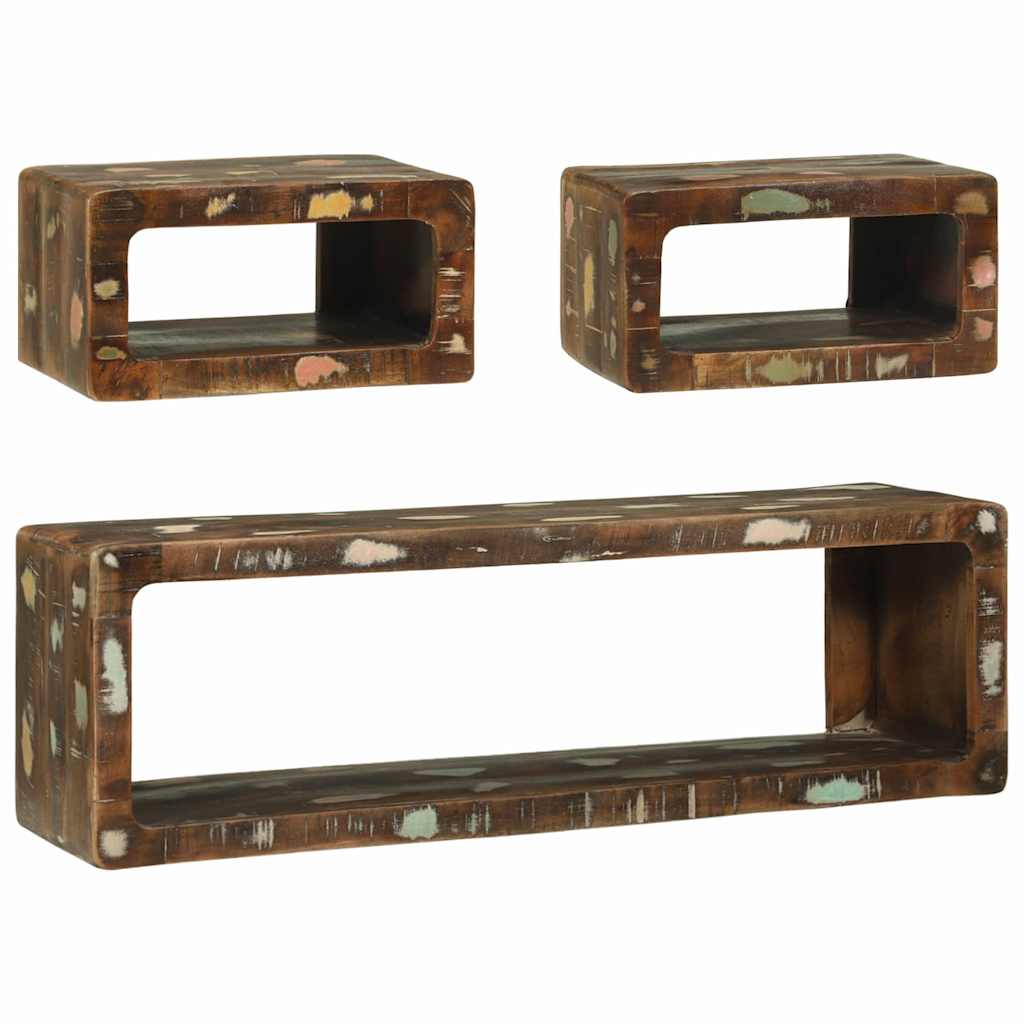 TV-Schrankset 3 stk. Mehrfarbig 100 x 30 x 32 cm