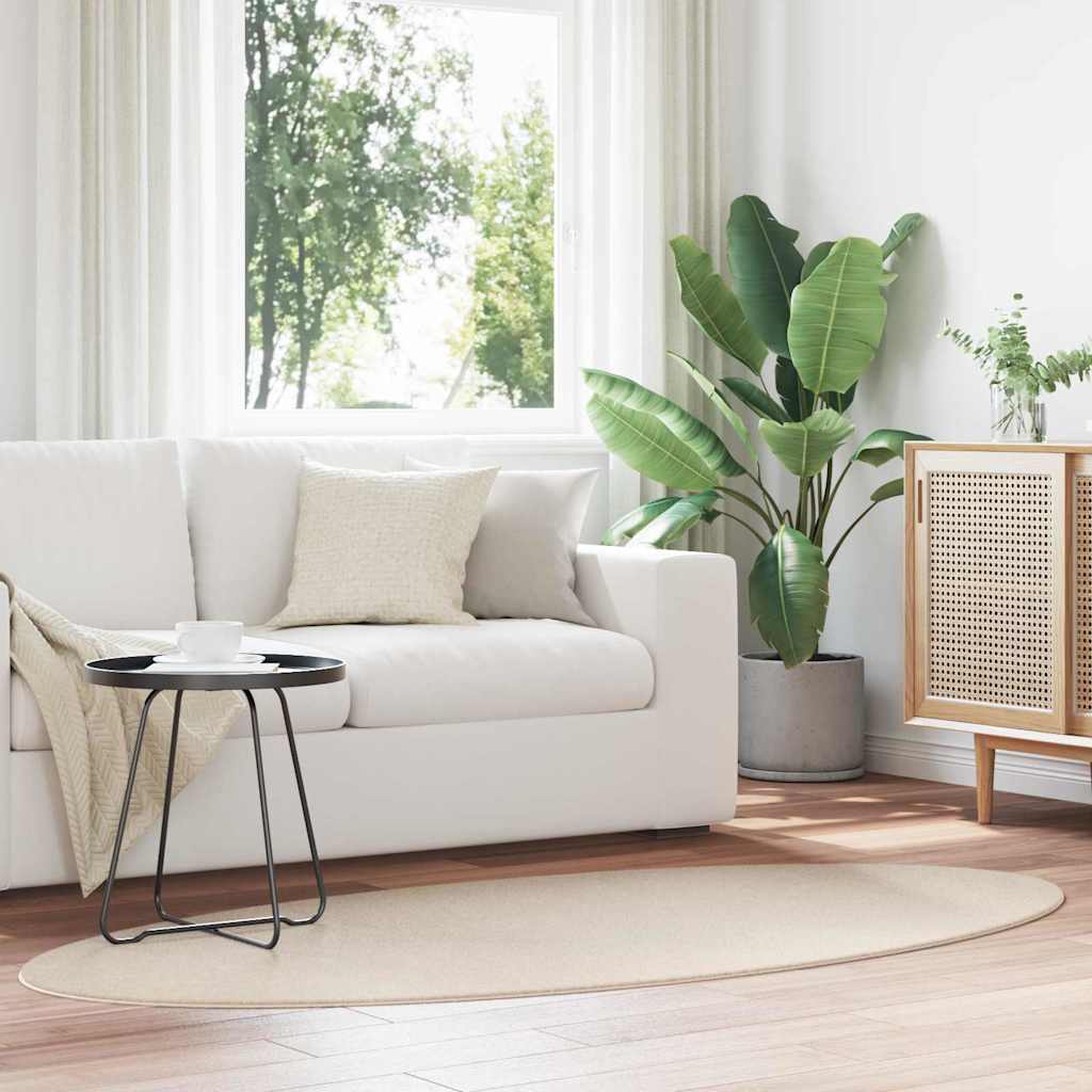 Teppich HUARTE Beige 120 x 170 cm 100 % Polyester