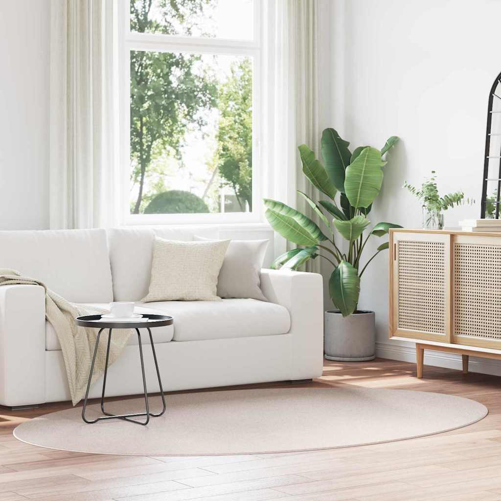 Teppich HUARTE Sand 160 x 230 cm 100 % Polyester