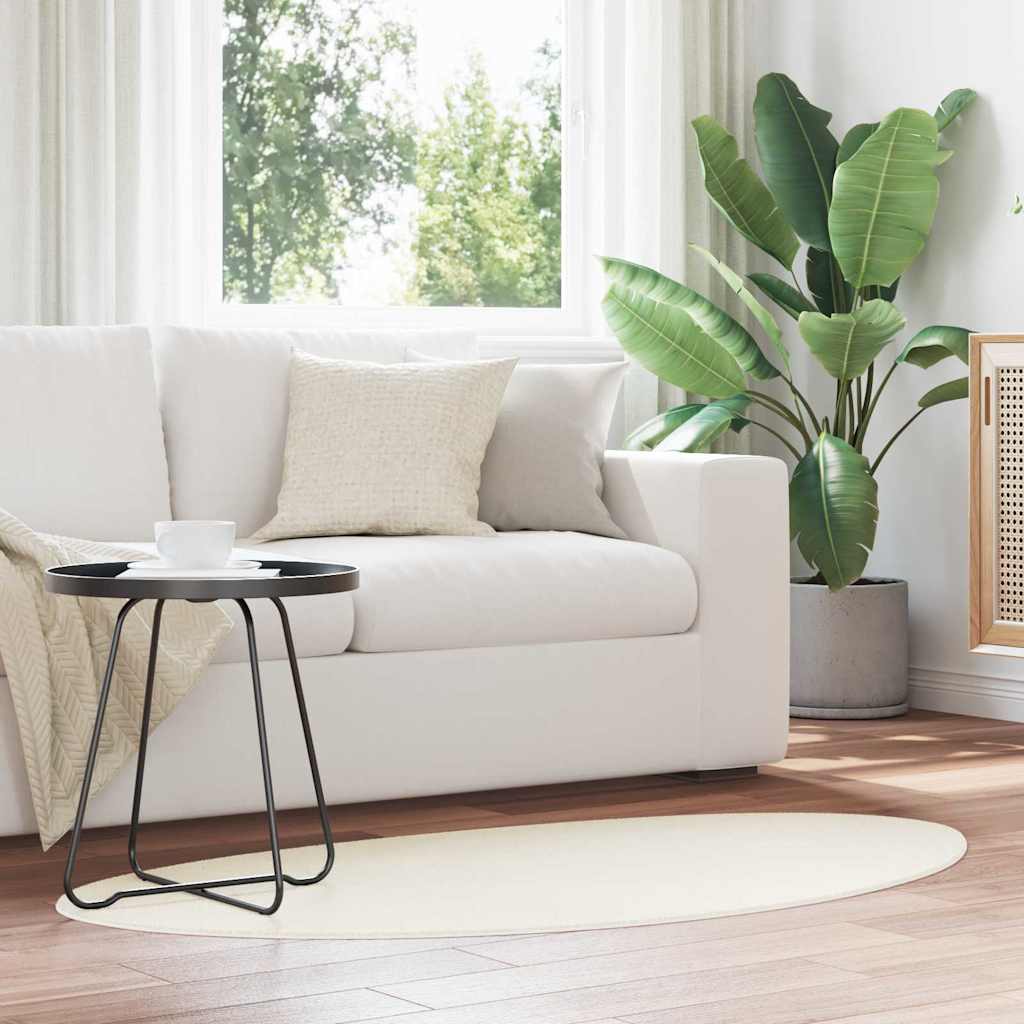 Teppich HUARTE Creme 160 x 230 cm Polyester