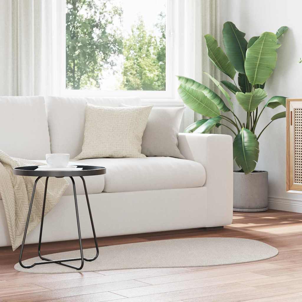 Teppich HUARTE Sand 80 x 150 cm Polyester