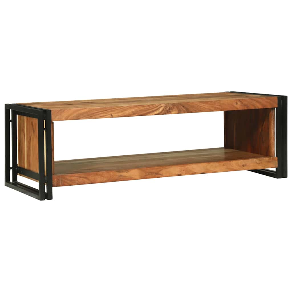 Couchtisch Braun 120 x 50 x 38 cm Massivholz Akazie