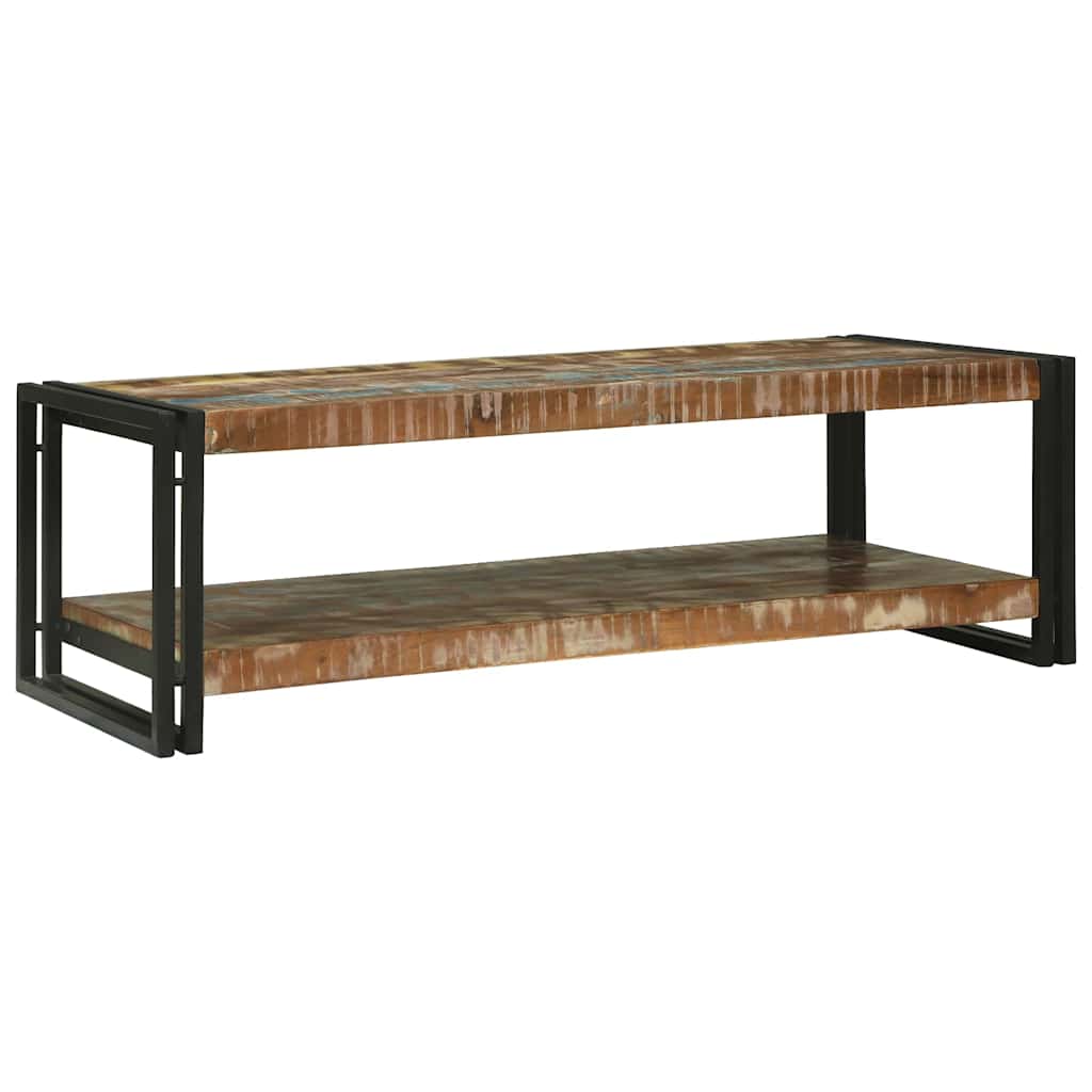 Couchtisch Mehrfarbig Massives upgecyceltes Holz