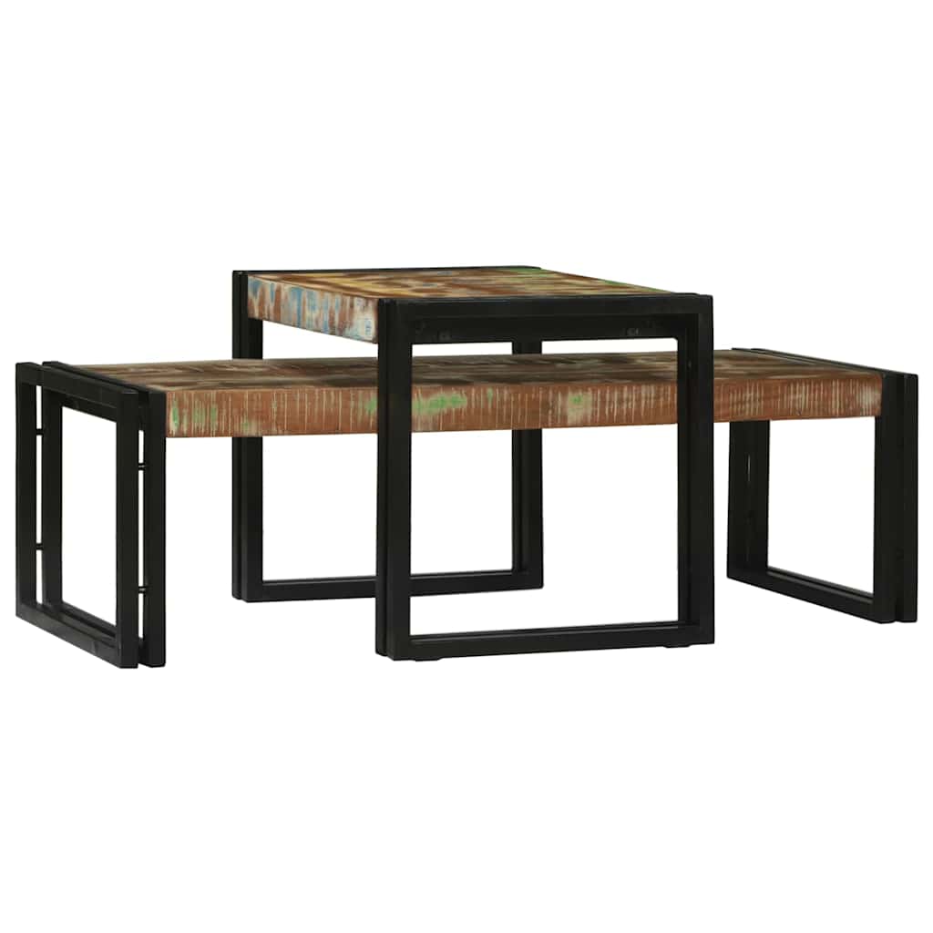 Couchtisch 2 stk. Mehrfarbig 48 x 40 x 40 cm