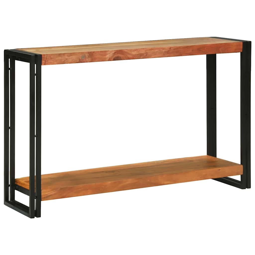 Konsolentisch Braun 120 x 33 x 75 cm Massivholz Akazie
