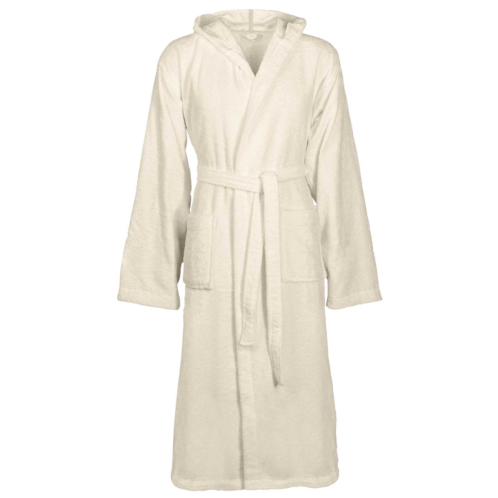 Bademantel KINN Creme L Baumwolle