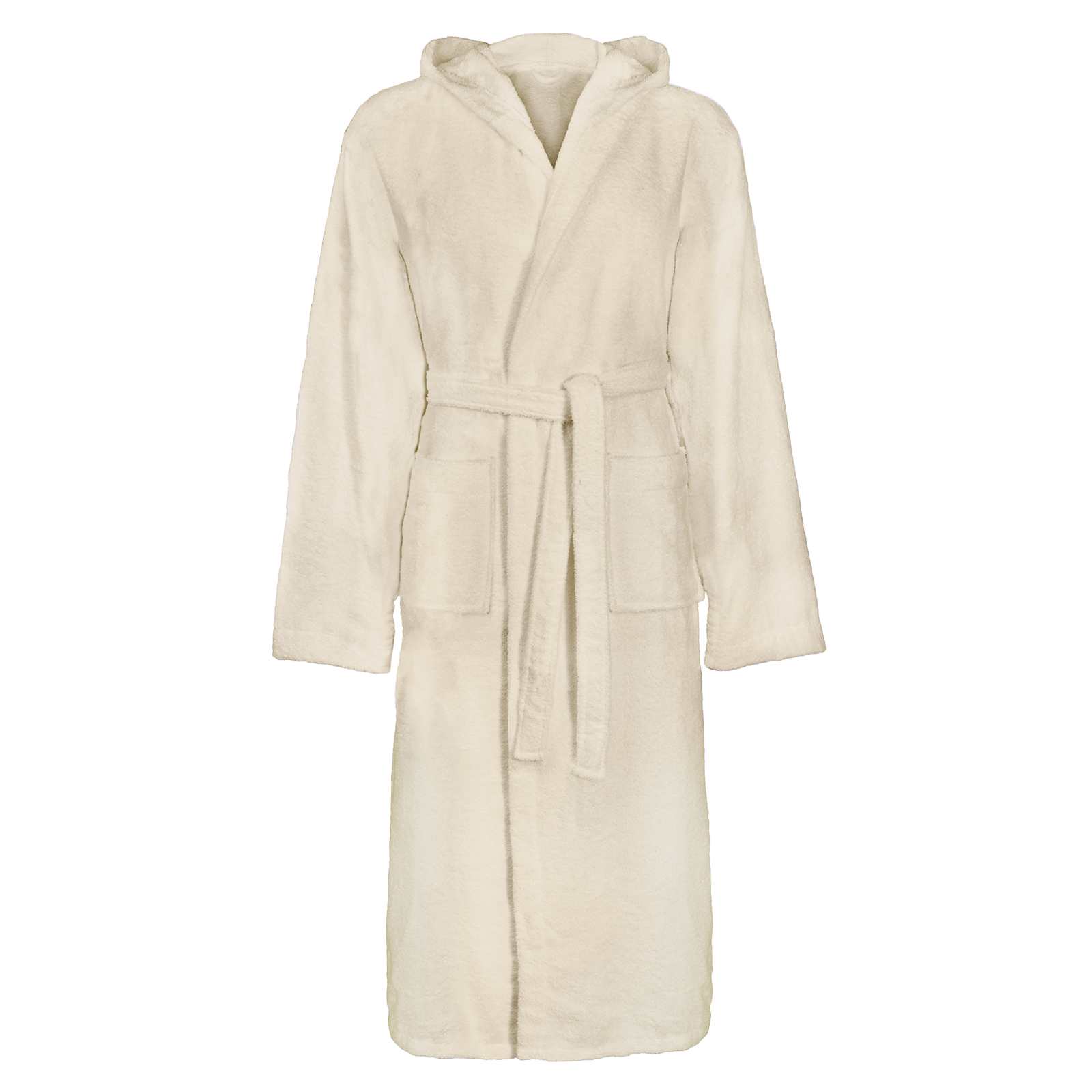 Bademantel KINN Creme XXL Baumwolle