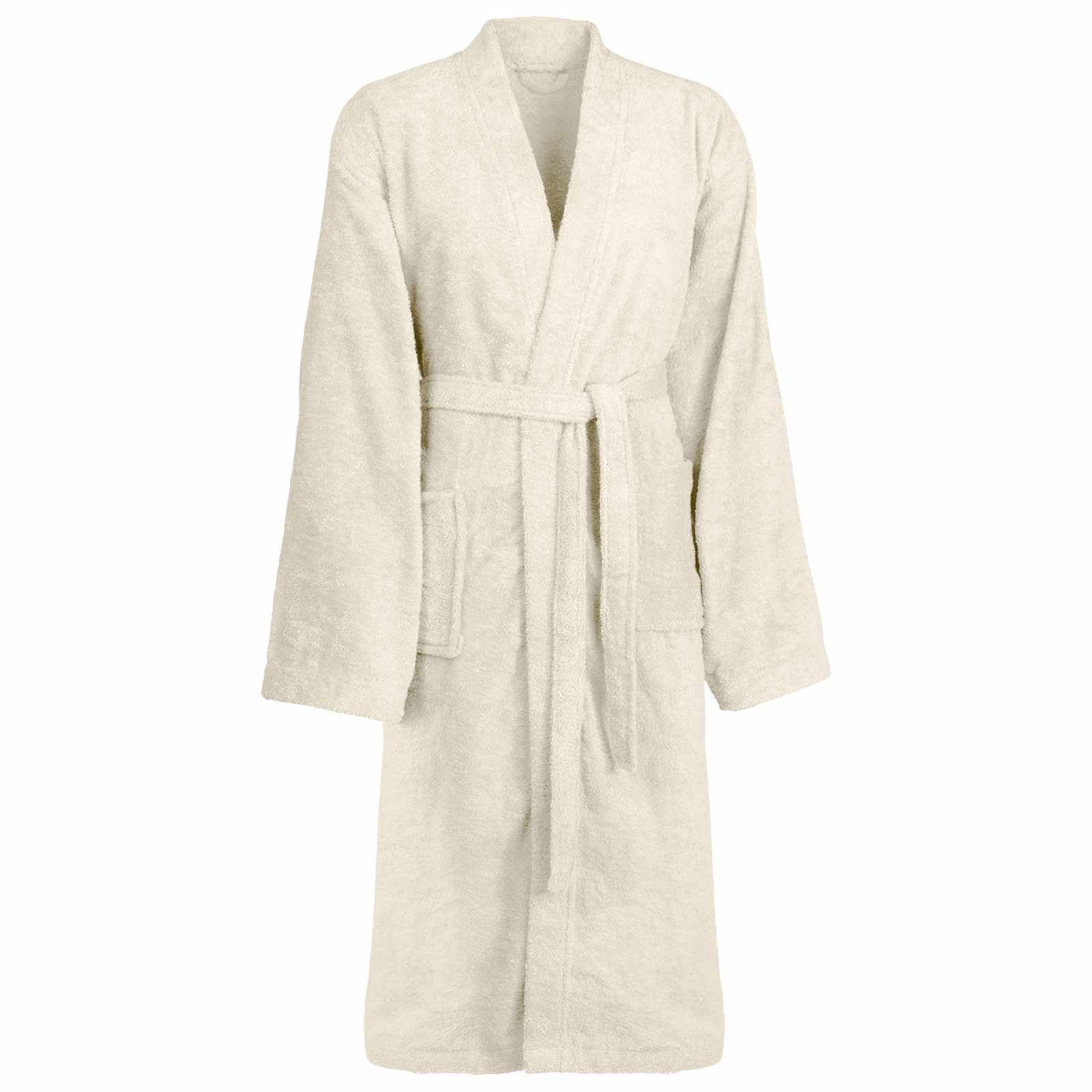 Bademantel KINN Creme XL Baumwolle
