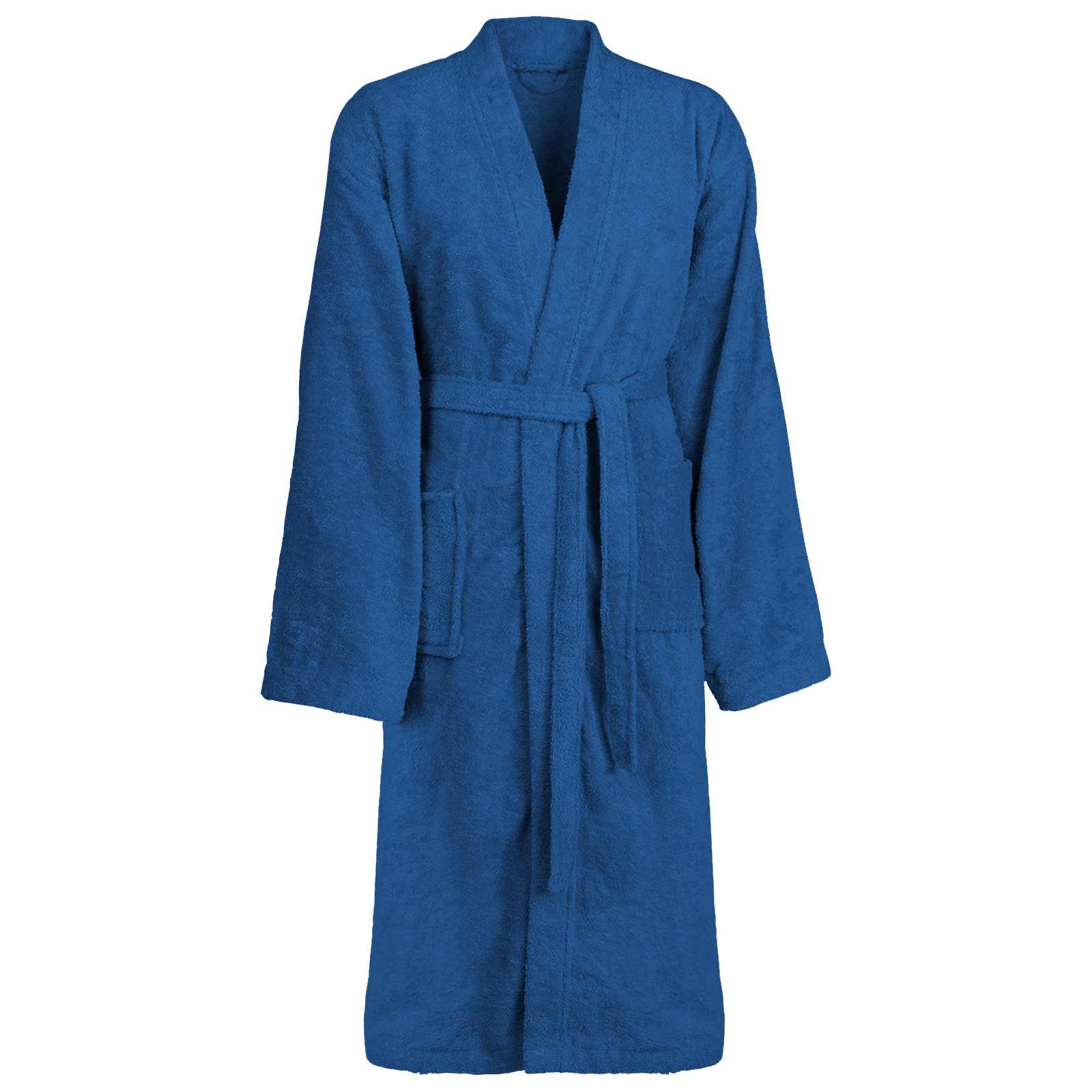 Bademantel KINN Blau M Baumwolle