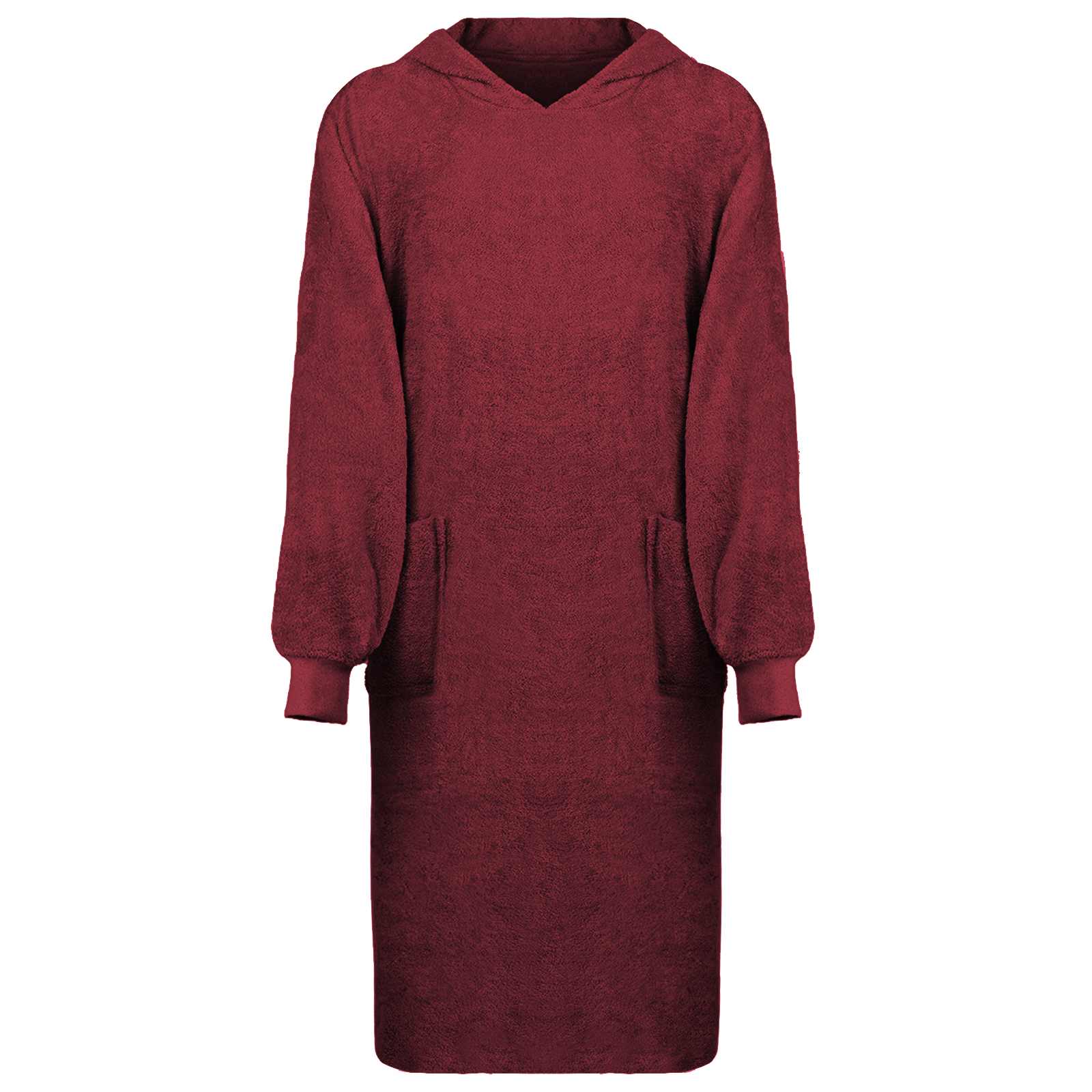 Decken-Hoodie KINN Rot XL Baumwolle