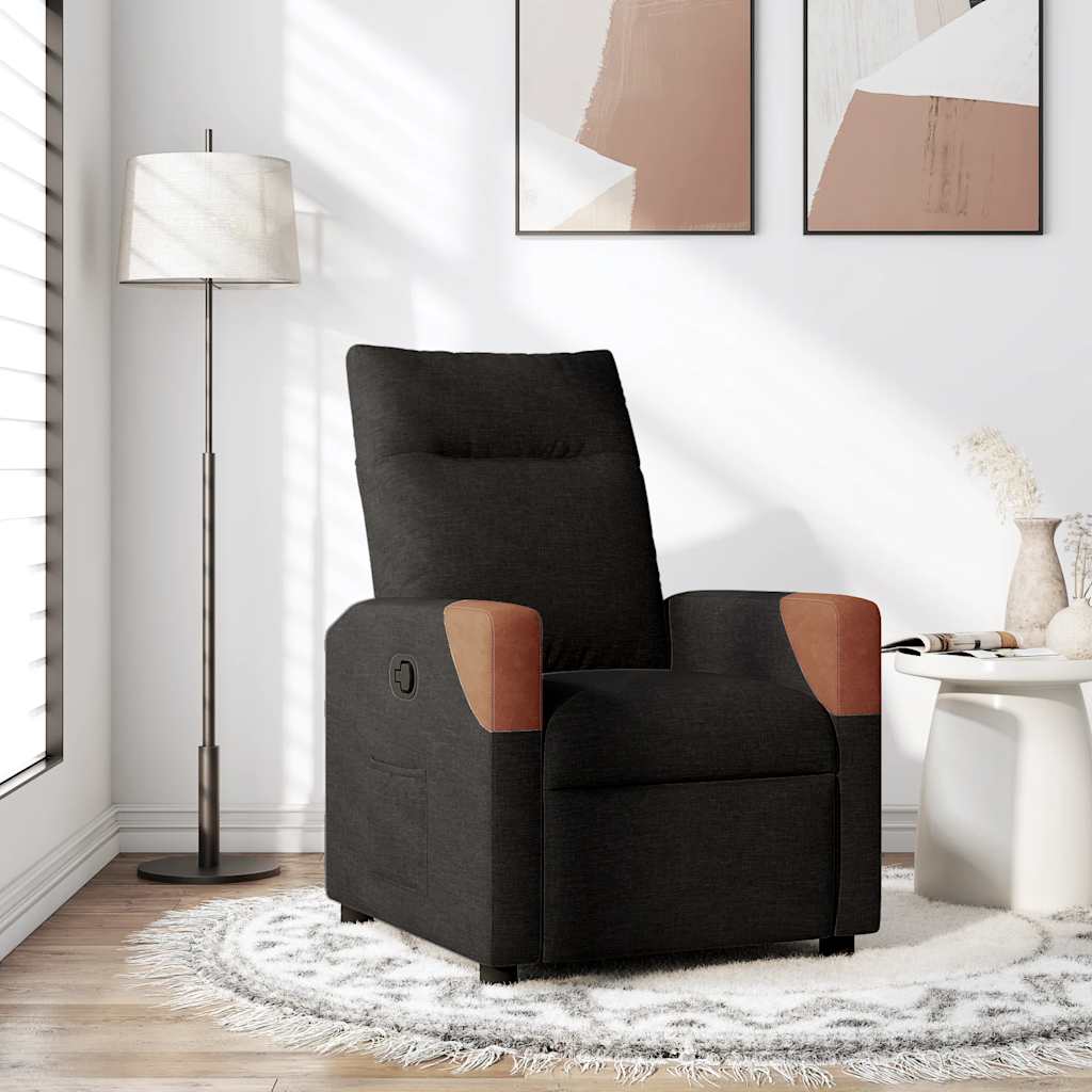 Relaxsessel Schwarz Stoff