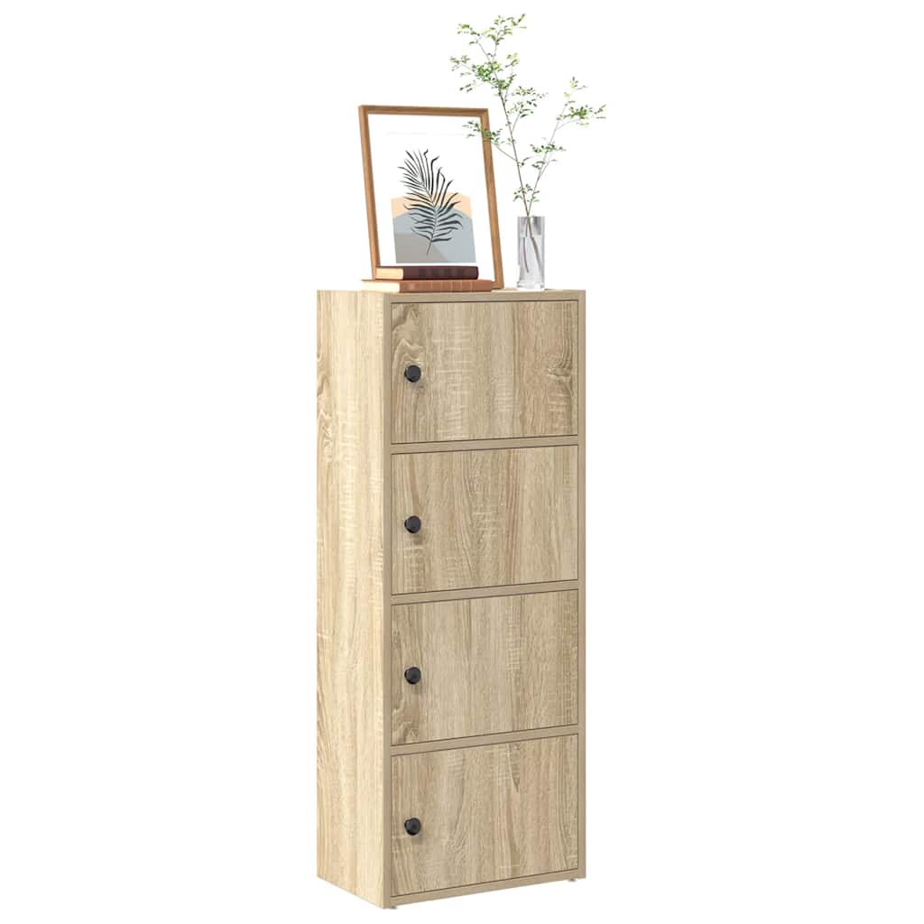 Bücherregal Sonoma-Eiche 40x24x102 cm Holzwerkstoff