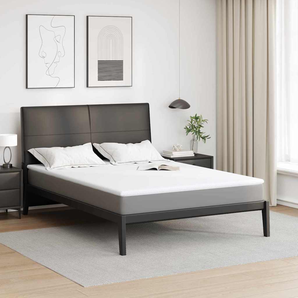 Matratzentopper aus Memory-Schaum 140 x 190 cm Thick Weich Weiß
