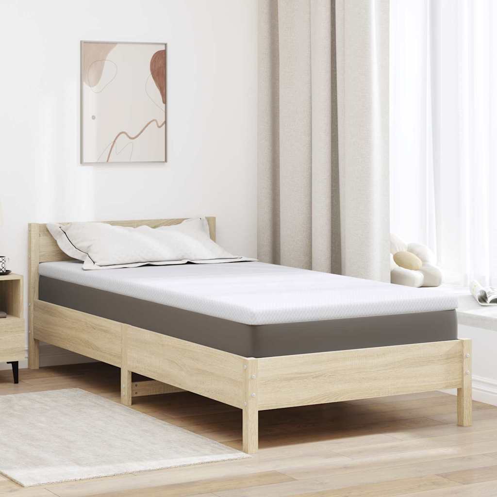 Matratzentopper aus Memory-Schaum 90 x 200 cm Thick Weich Weiß