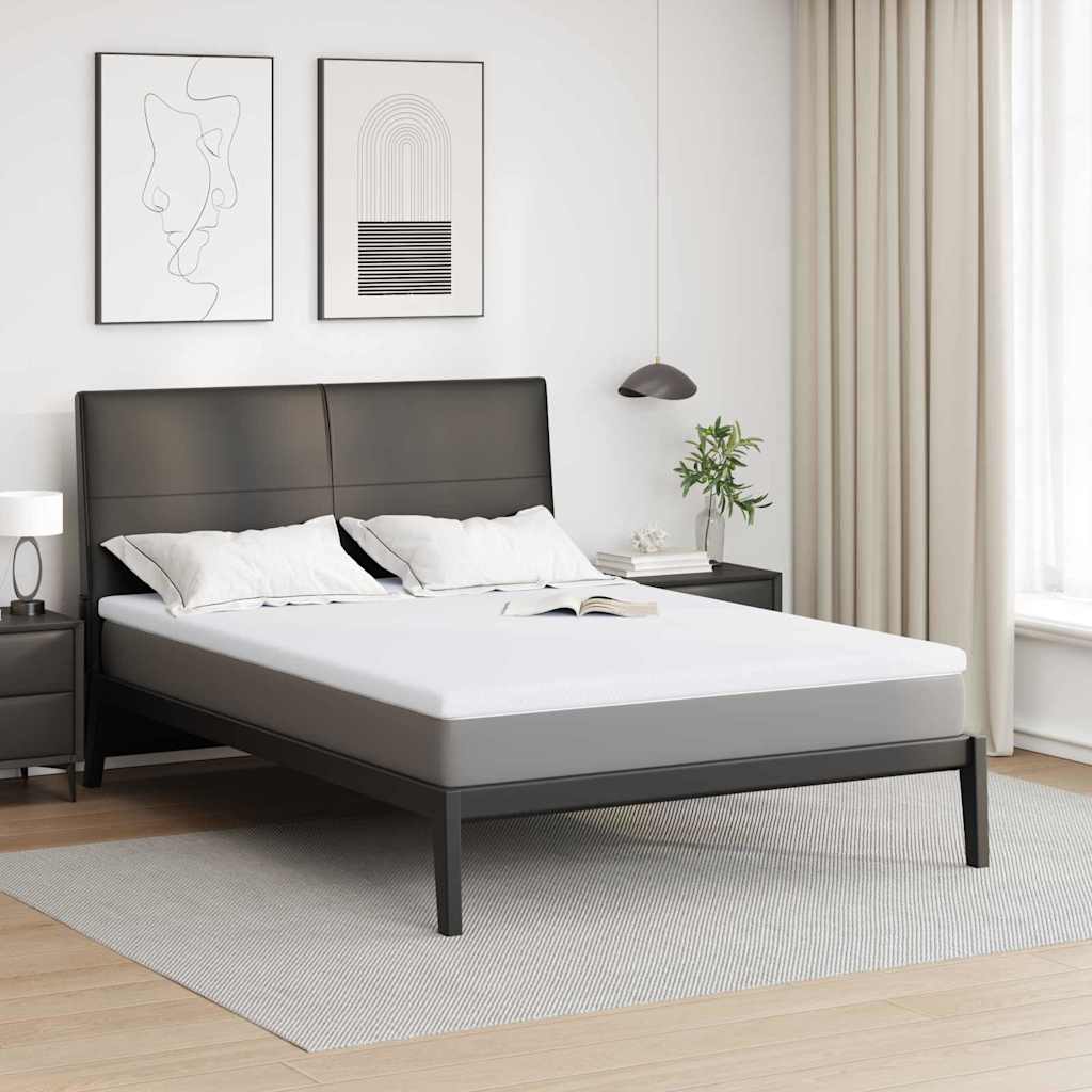 Matratzentopper aus Memory-Schaum 160 x 200 cm Thick Weich Weiß