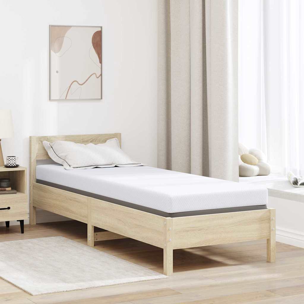 Matratzentopper aus Memory-Schaum 70 x 200 cm Thick Weich Weiß