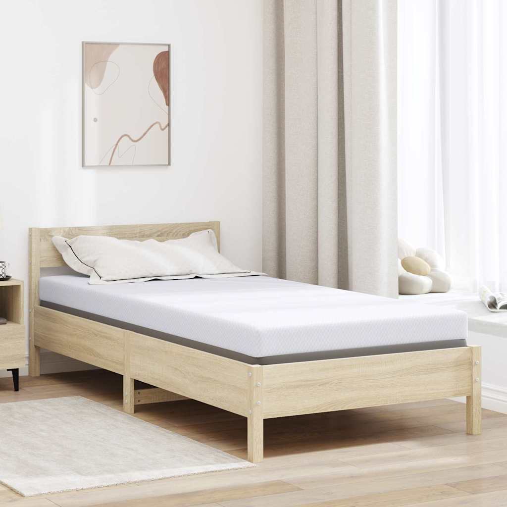 Matratzentopper aus Memory-Schaum 90 x 200 cm Thick Weich Weiß