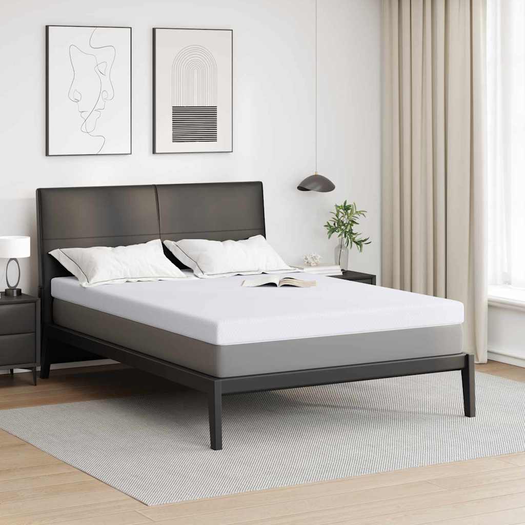 Matratzentopper aus Memory-Schaum 160 x 200 cm Thick Weich Weiß