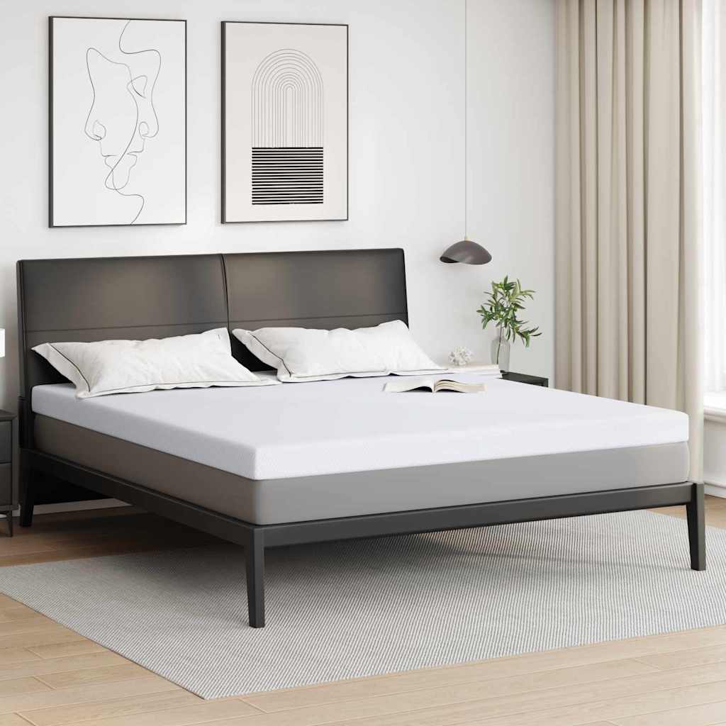 Matratzentopper aus Memory-Schaum 180 x 200 cm Thick Weich Weiß