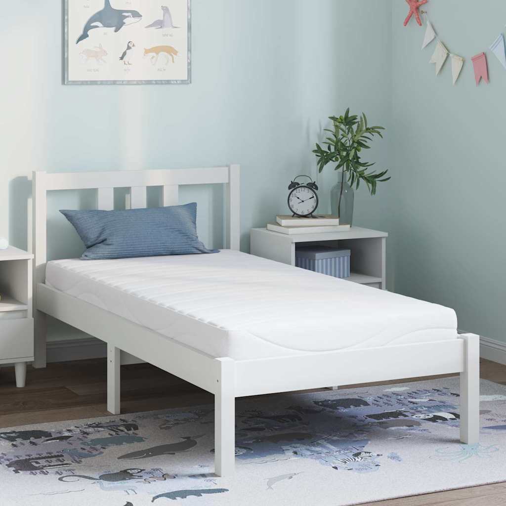 Matratze Mittel 80 x 160 cm Weiß
