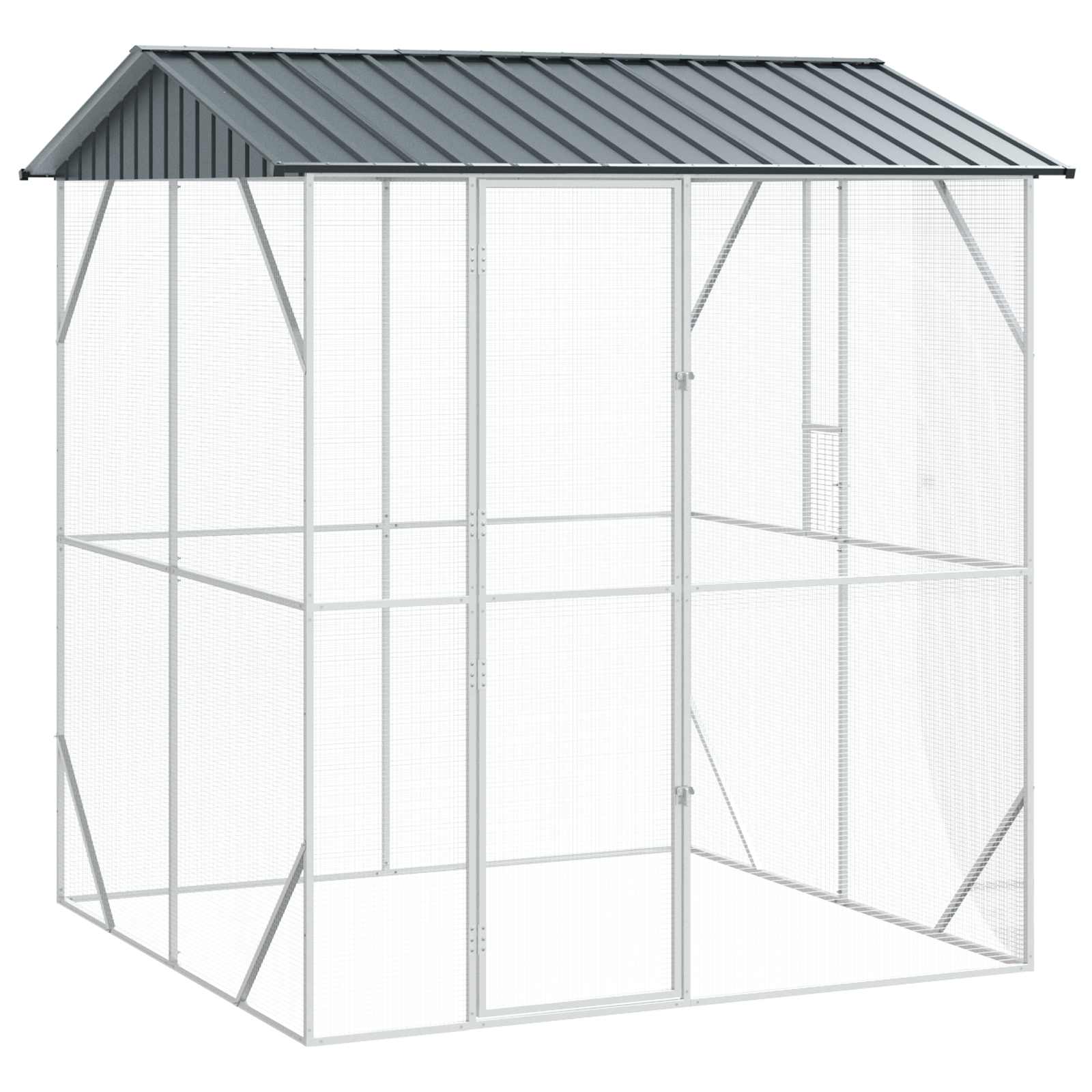 Vogelkäfig Anthrazit 215 x 208 x 247 cm