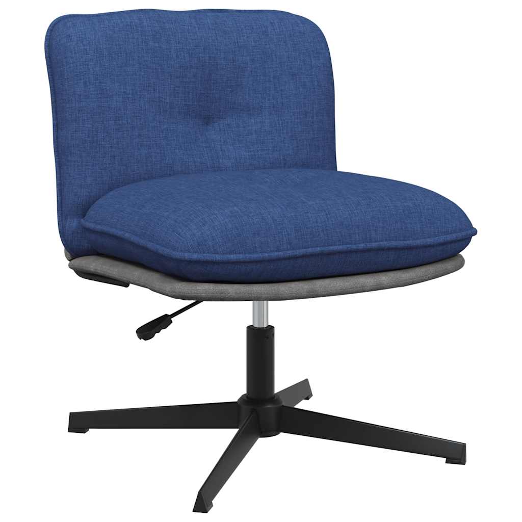 Bürostuhl Drehbar Blau Stoff