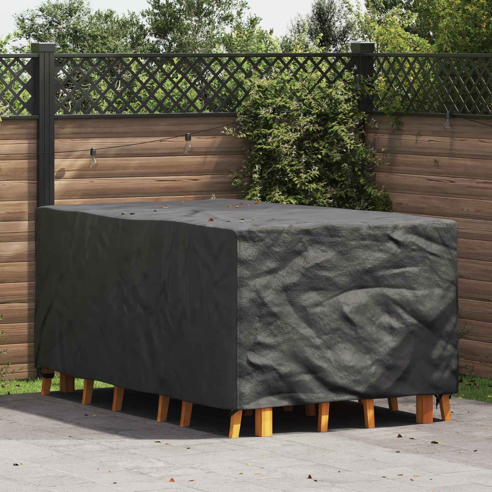 Möbelbezug Uni Schwarz 143 x 225 x 90 cm 420D