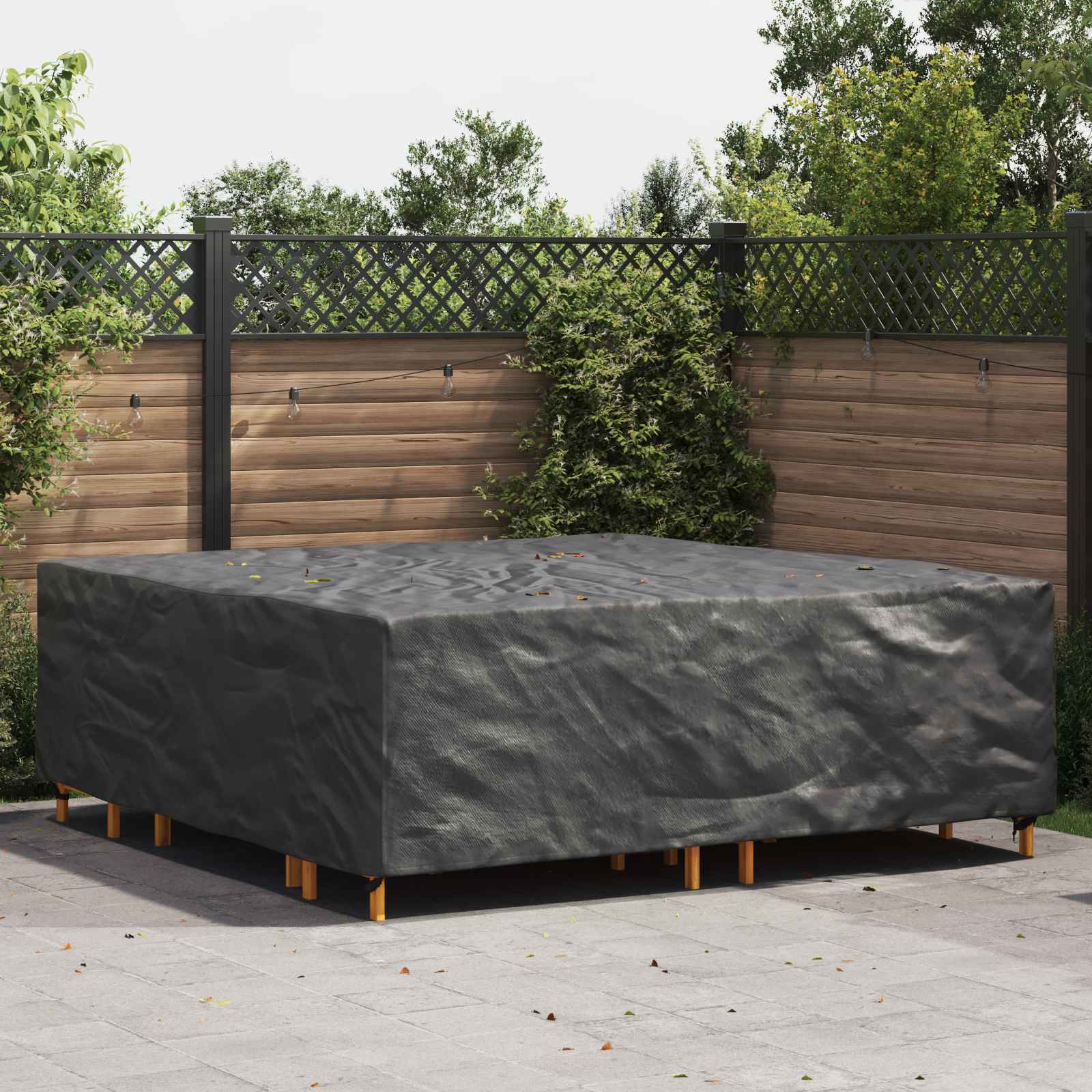 Möbelbezug Uni Schwarz 220 x 220 x 70 cm 420D