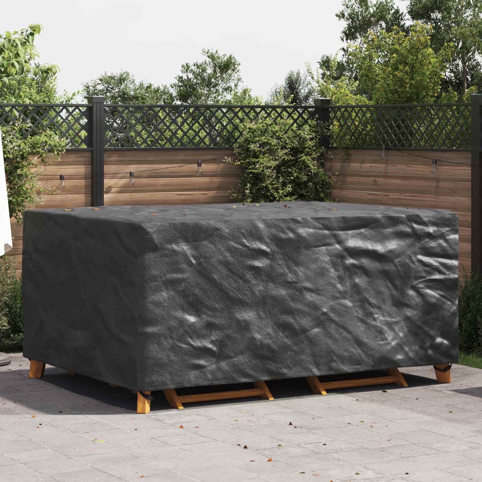 Möbelbezug Uni Schwarz 240 x 160 x 100 cm 420D