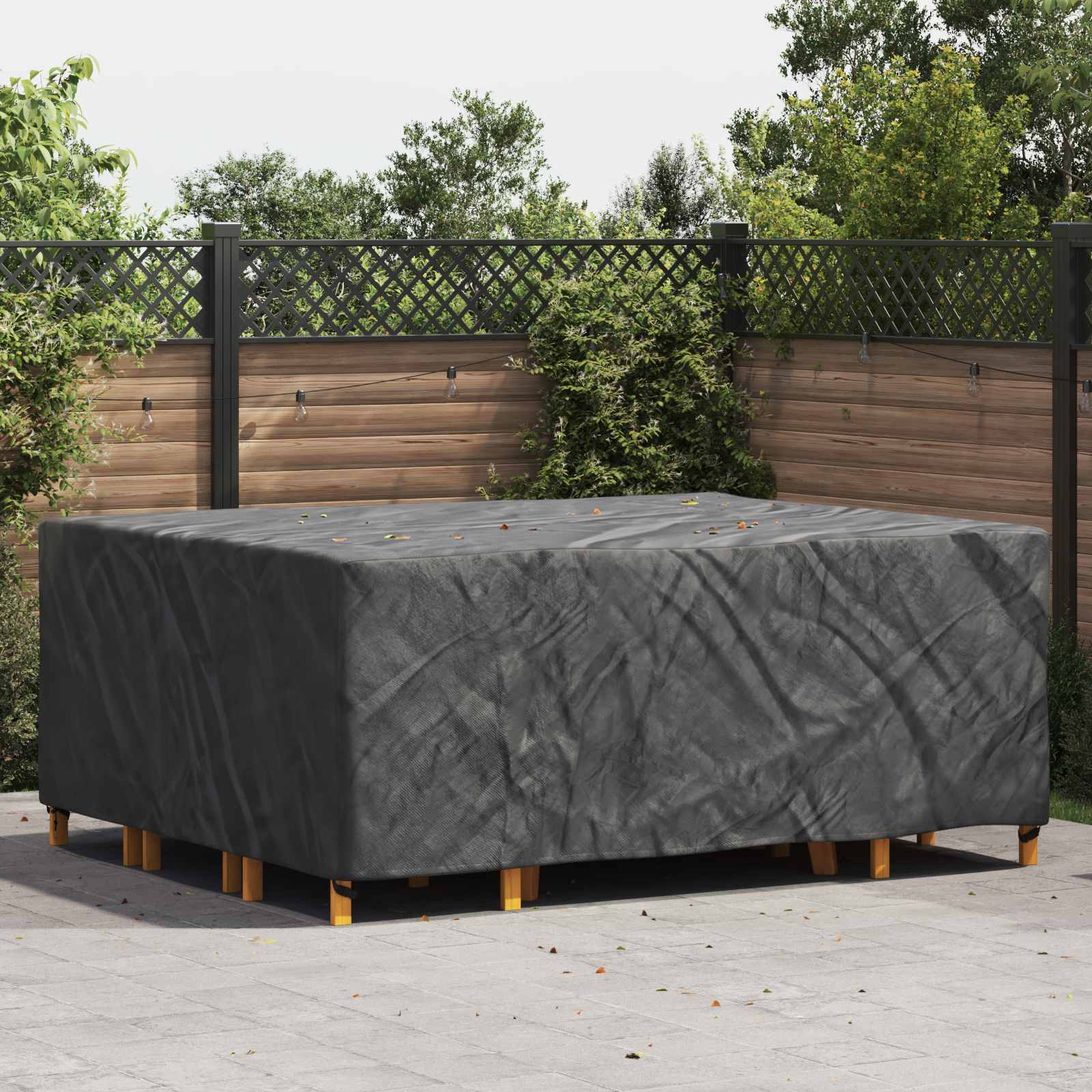 Möbelbezug Uni Schwarz 250 x 210 x 90 cm 210D