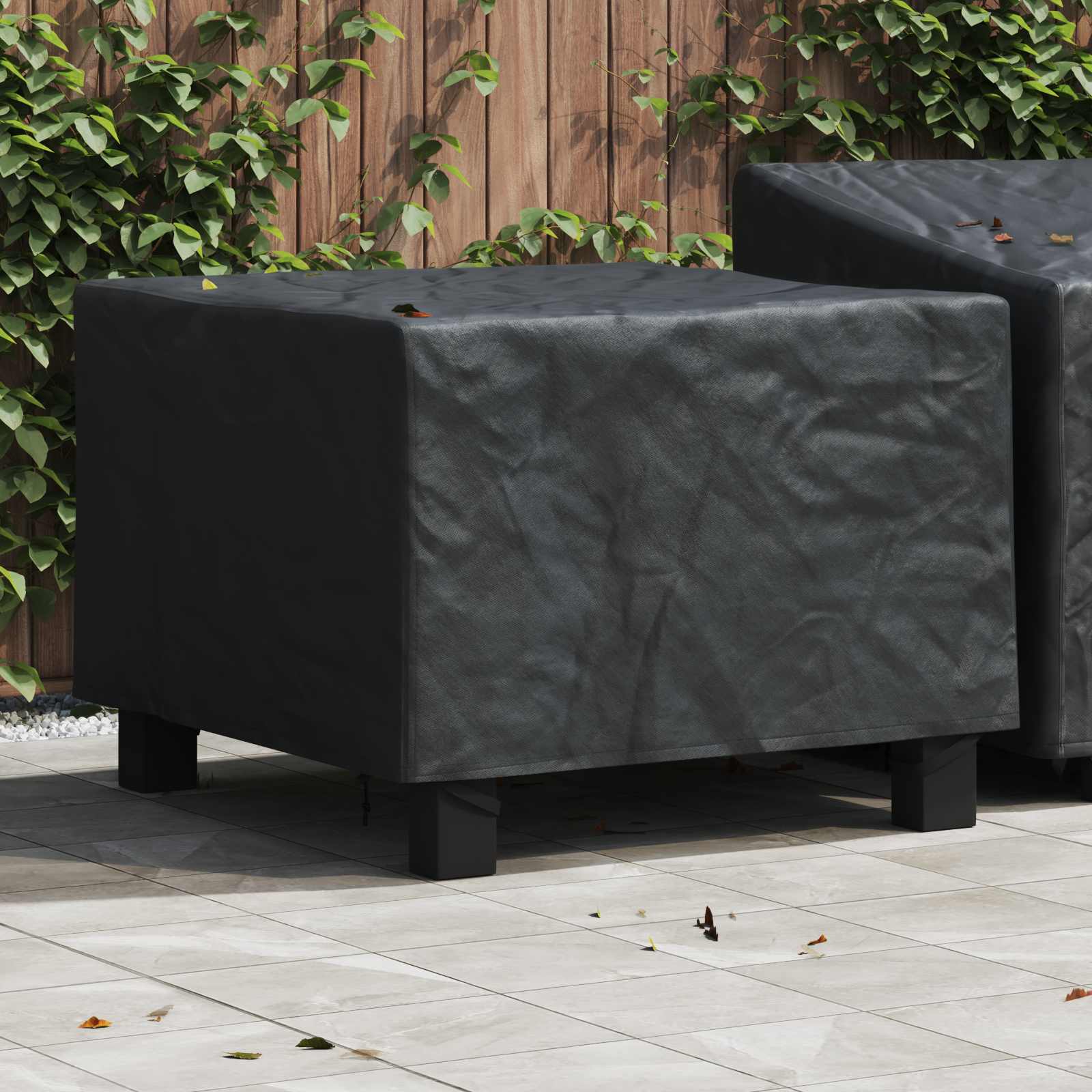 Möbelbezug 99 x 99 x 60 cm 210D Oxford Stoff Rechteckig Schwarz