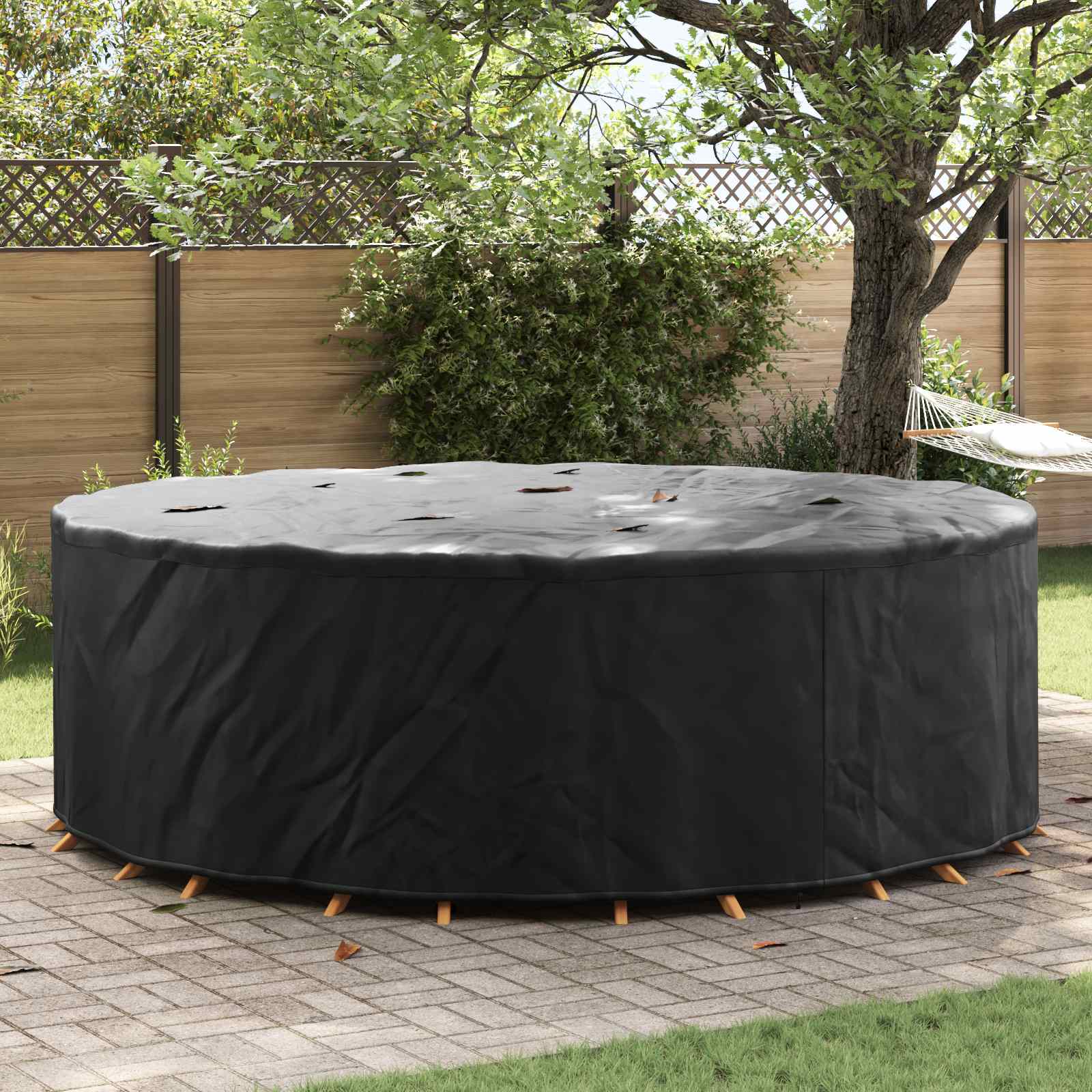 Möbelbezug 279 x 279 x 71 cm 420D Oxford Stoff Rund Wasserdicht