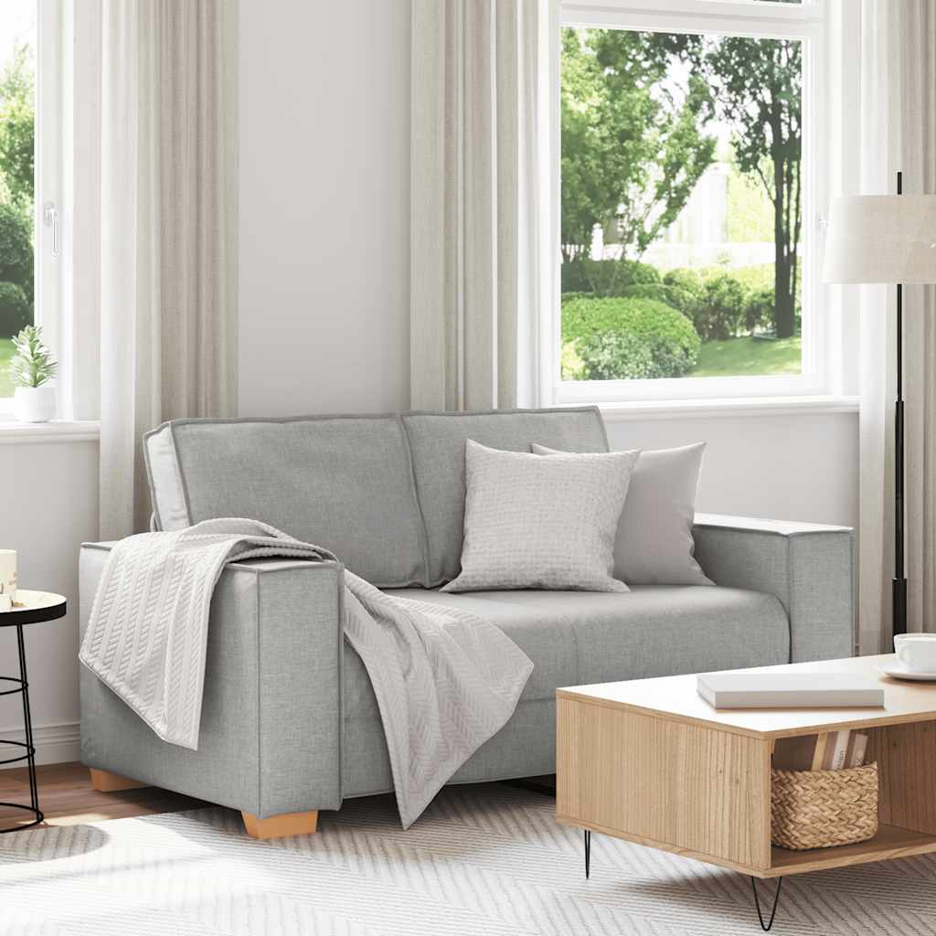 2-Sitzer Sofa Wolkengrau 160x78x84 cm Stoff
