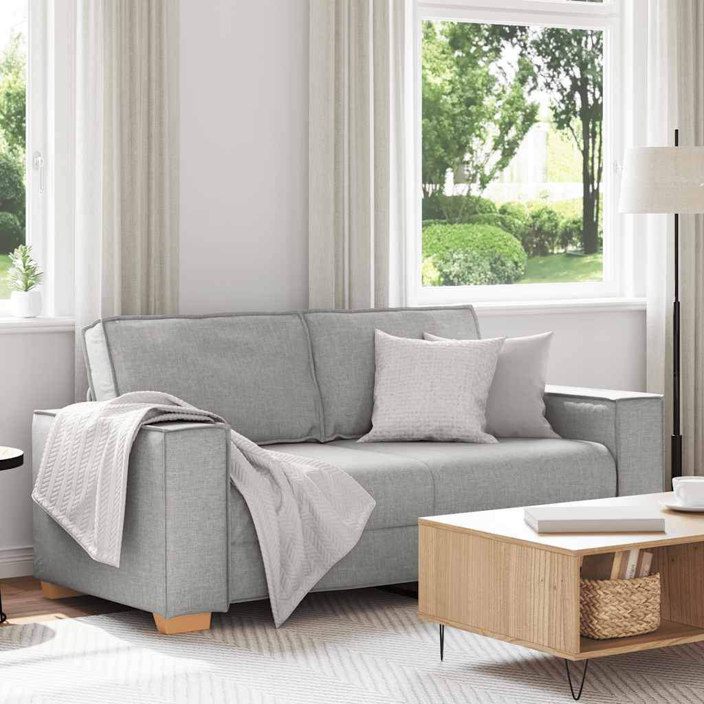 2-Sitzer Sofa Wolkengrau 180x78x84 cm Stoff