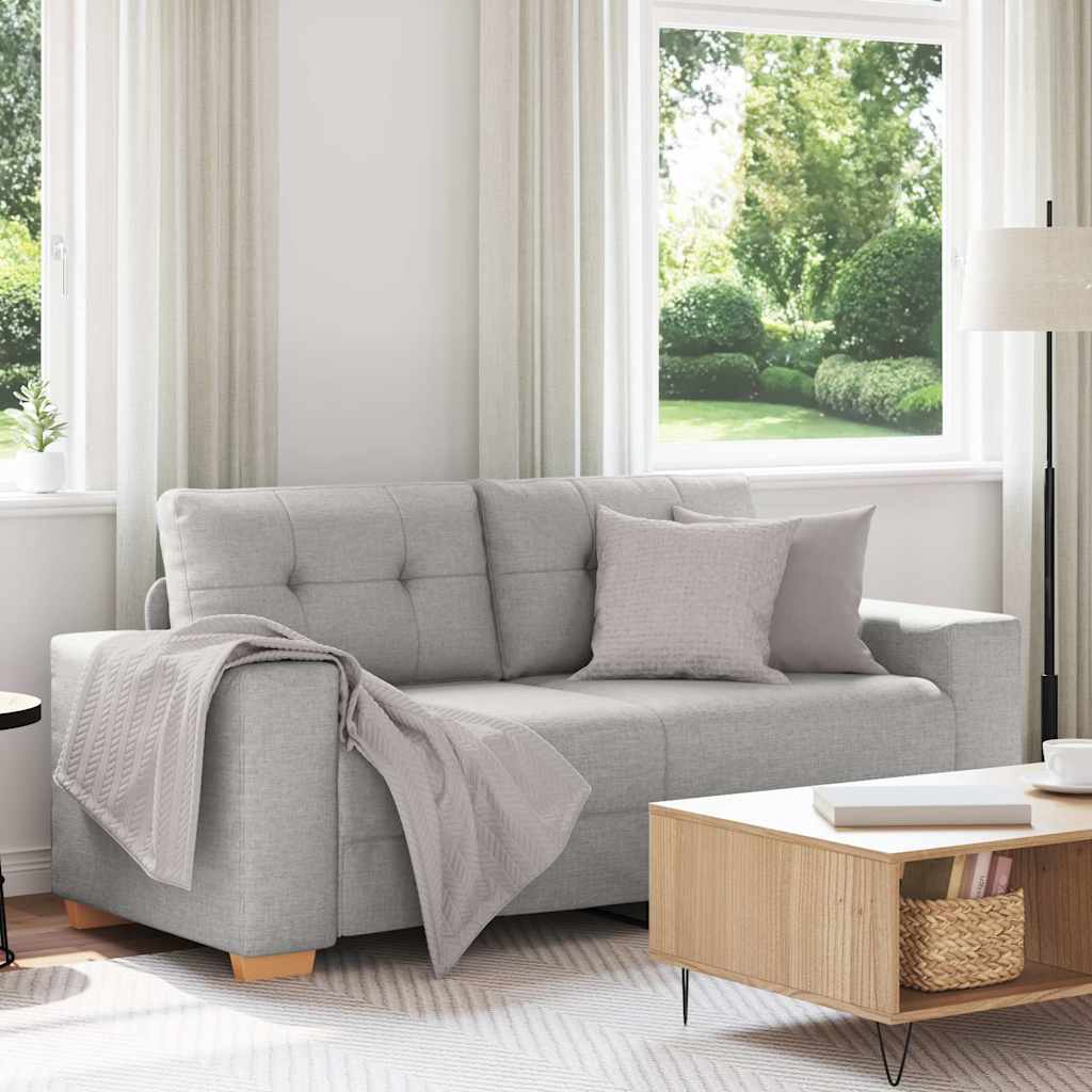 Loveseat-Sofa Wolkengrau 180x77x82 cm Stoff