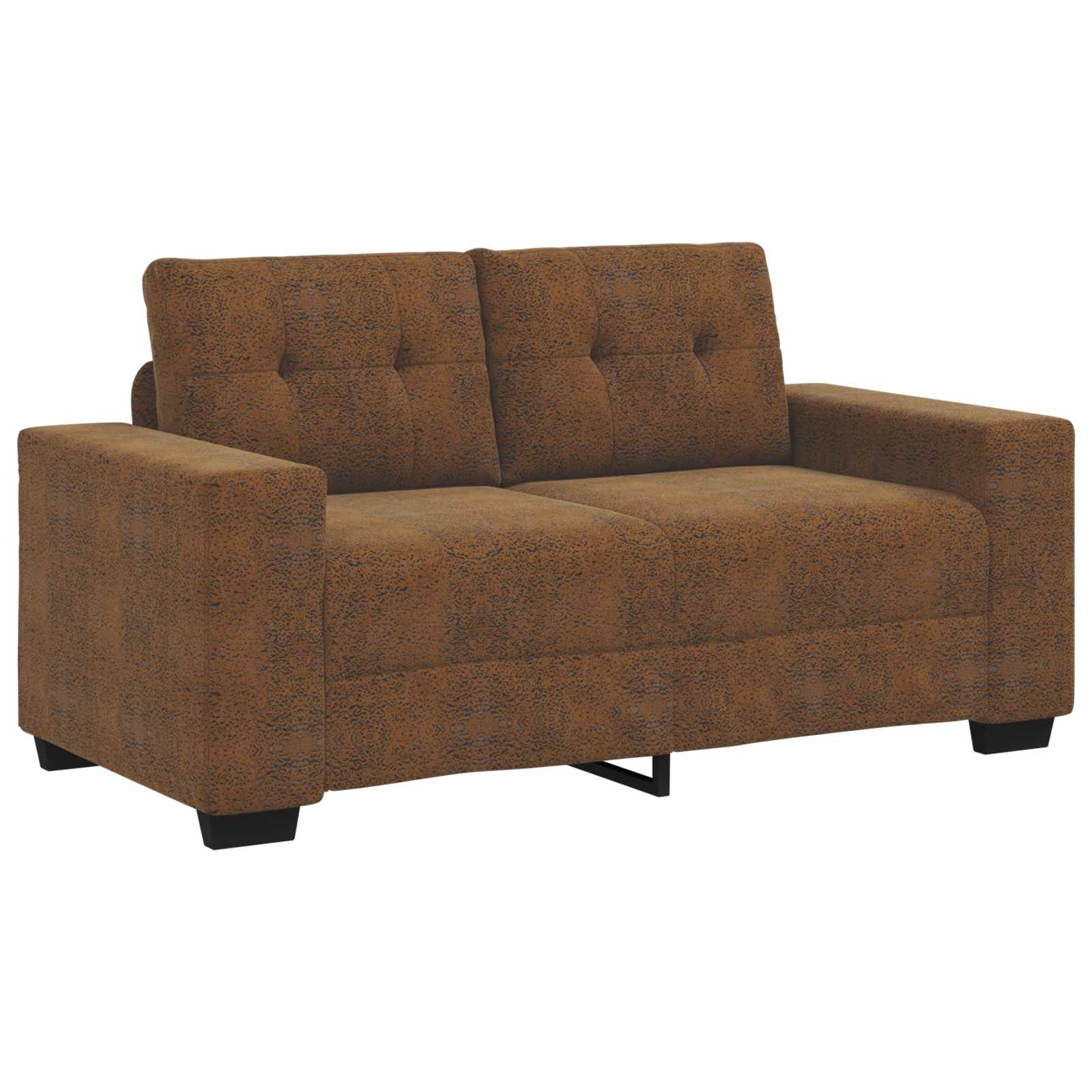 Liebesessel Braun 160 cm Kunstwildleder