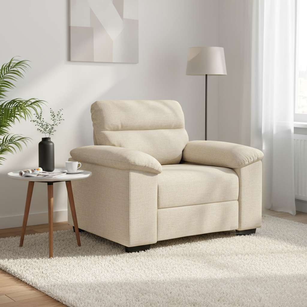 Sessel 100x81x84 cm Leinen