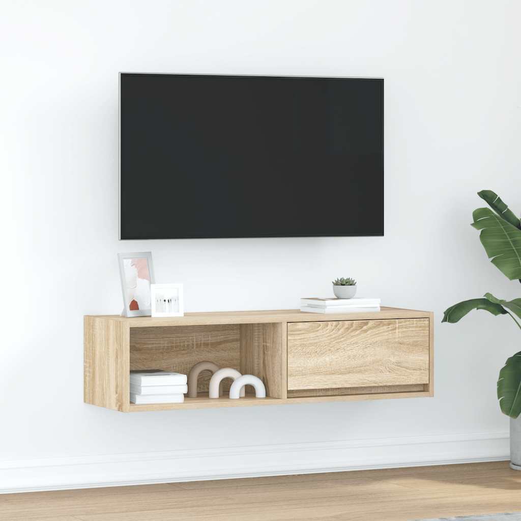 TV-Schrank Sonoma-Eiche 100x31x25,5 cm Holzwerkstoff