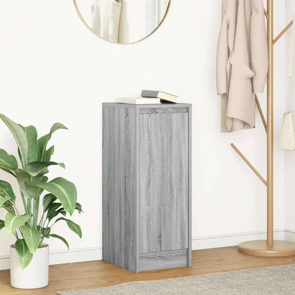 Sideboard Grau Sonoma 29,5x34x76 cm Holzwerkstoff
