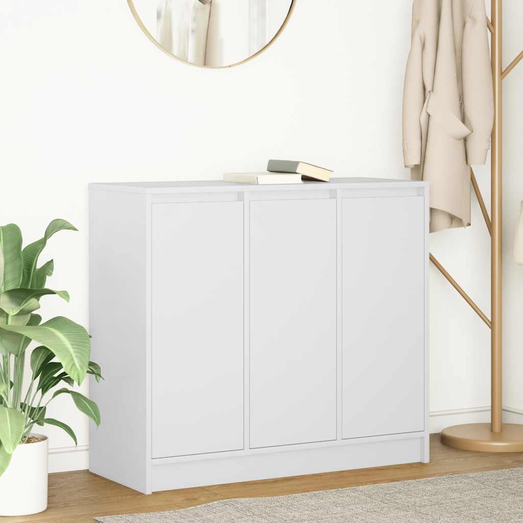 Sideboard Weiß 85x34x76 cm Holzwerkstoff