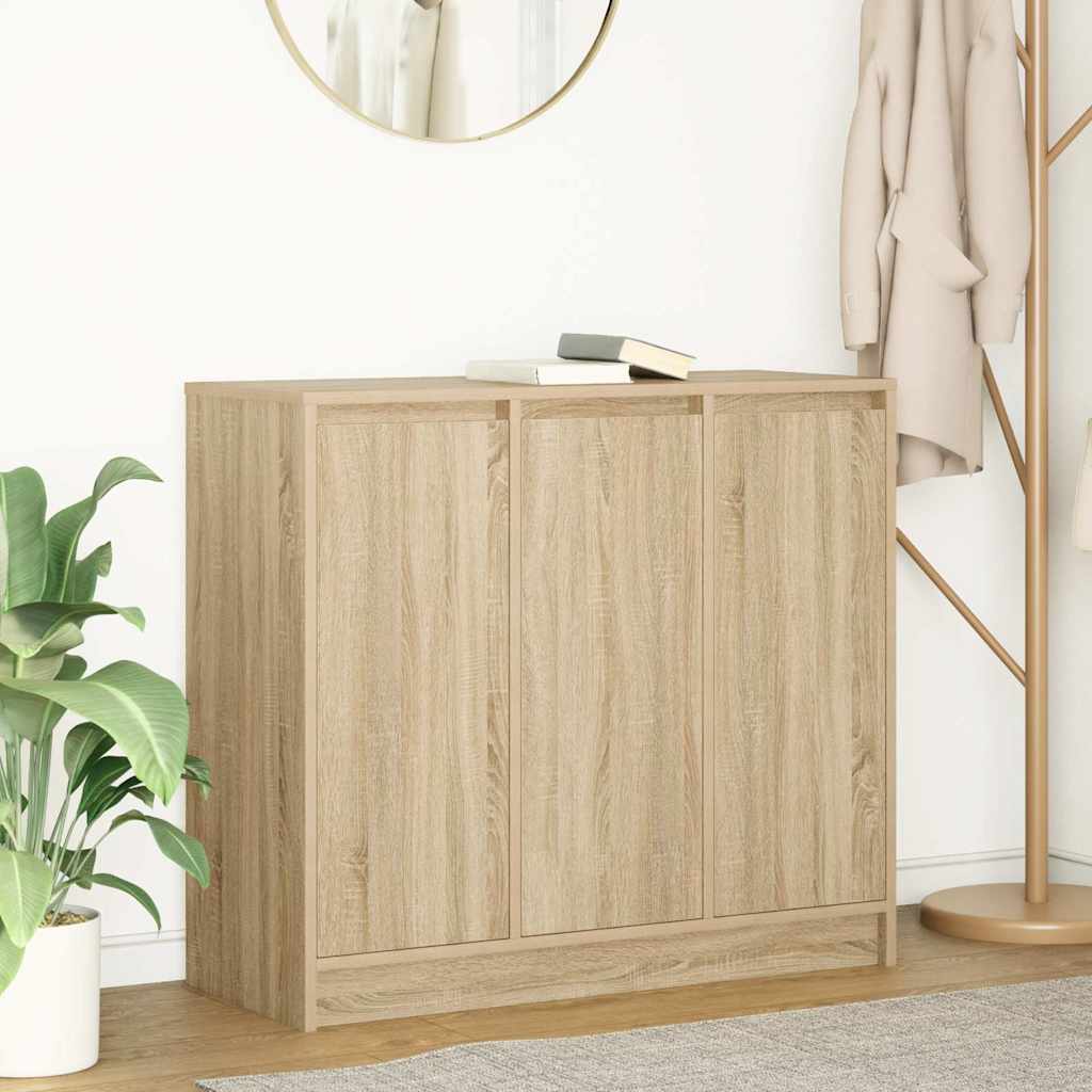 Sideboard Sonoma-Eiche 85x34x76 cm Holzwerkstoff