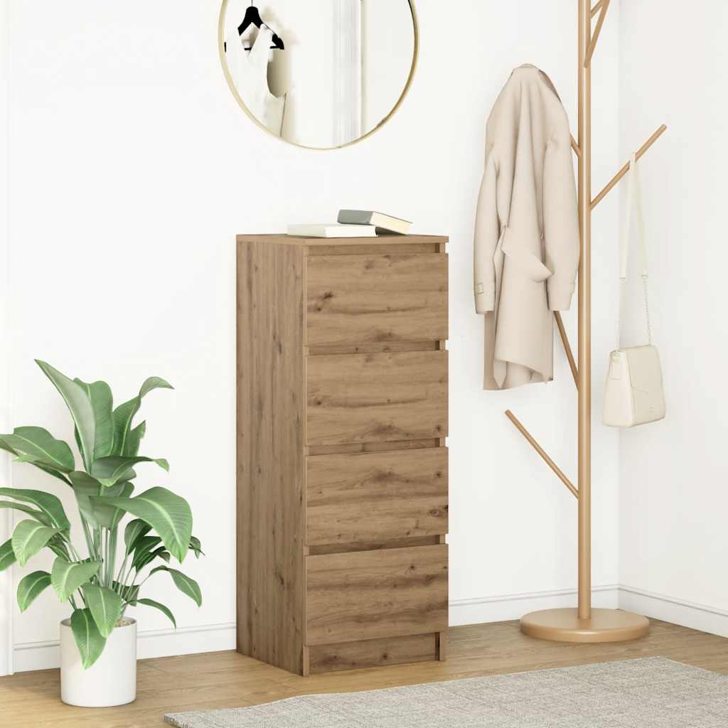 Sideboard Artisan-Eiche 37,5x35x99 cm Holzwerkstoff