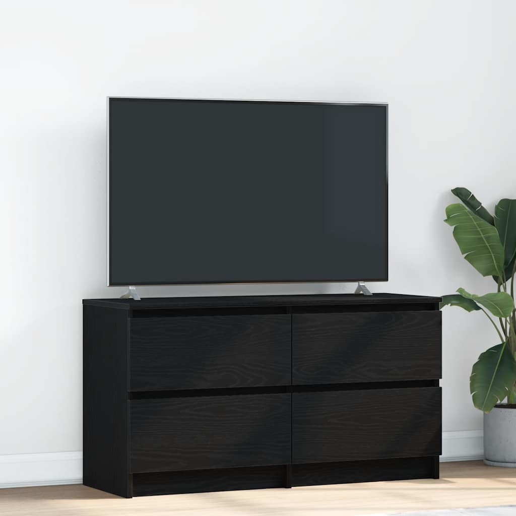 TV-Schrank Schwarz 100x35x54 cm Holzwerkstoff