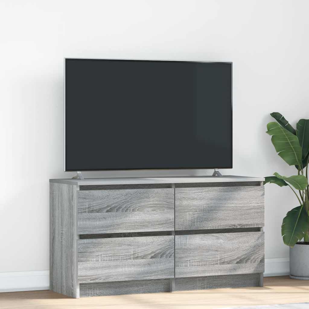TV-Schrank Grau Sonoma 100x35x54 cm Holzwerkstoff