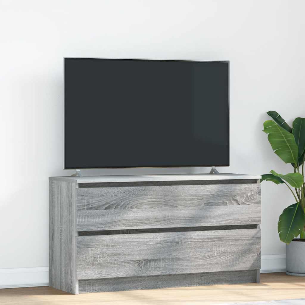 TV-Schrank Grau Sonoma 100x35x54 cm Holzwerkstoff