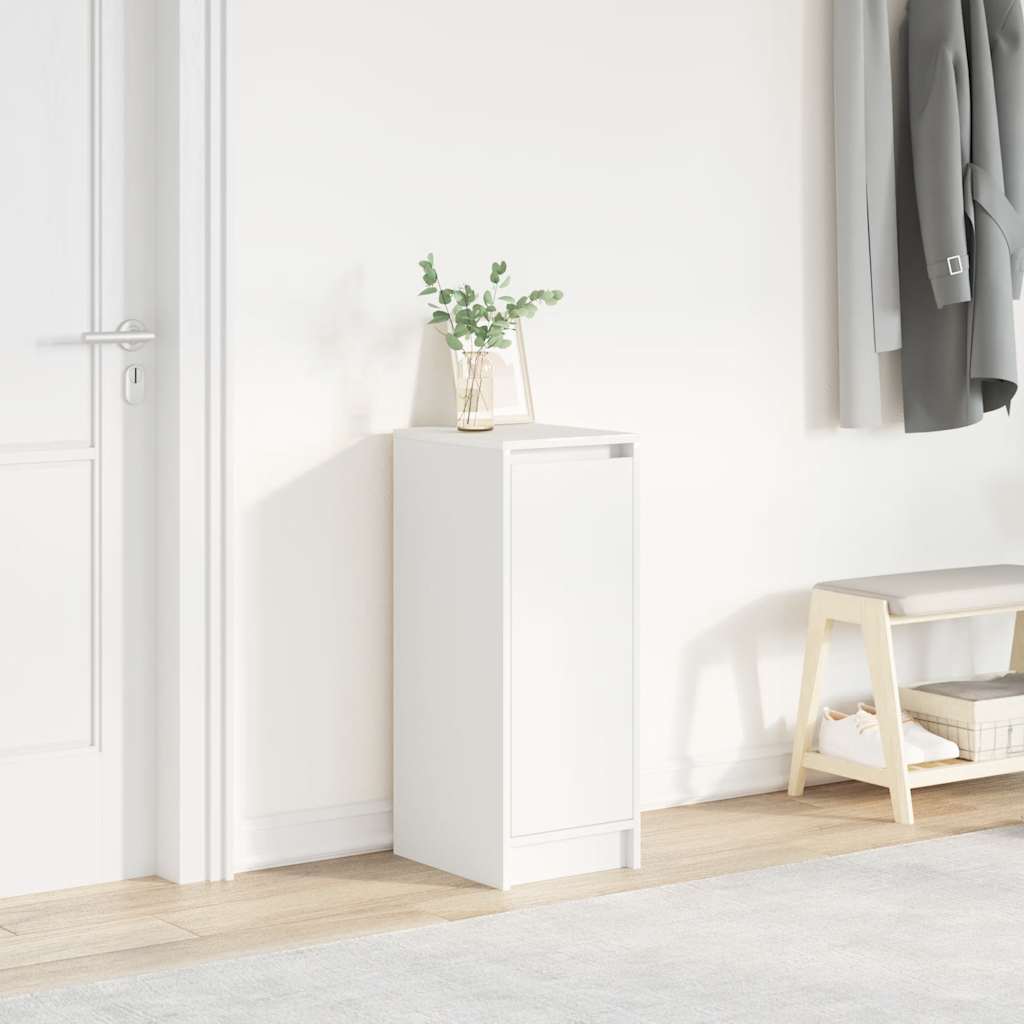 Schuhschrank Weiß 29,5x34x76 cm Holzwerkstoff