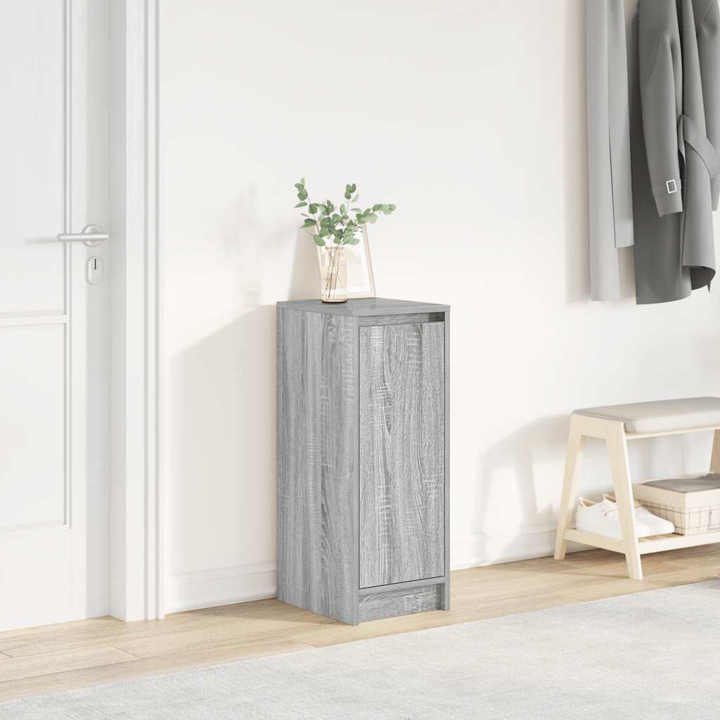 Schuhschrank Grau Sonoma 29,5x34x76 cm Holzwerkstoff